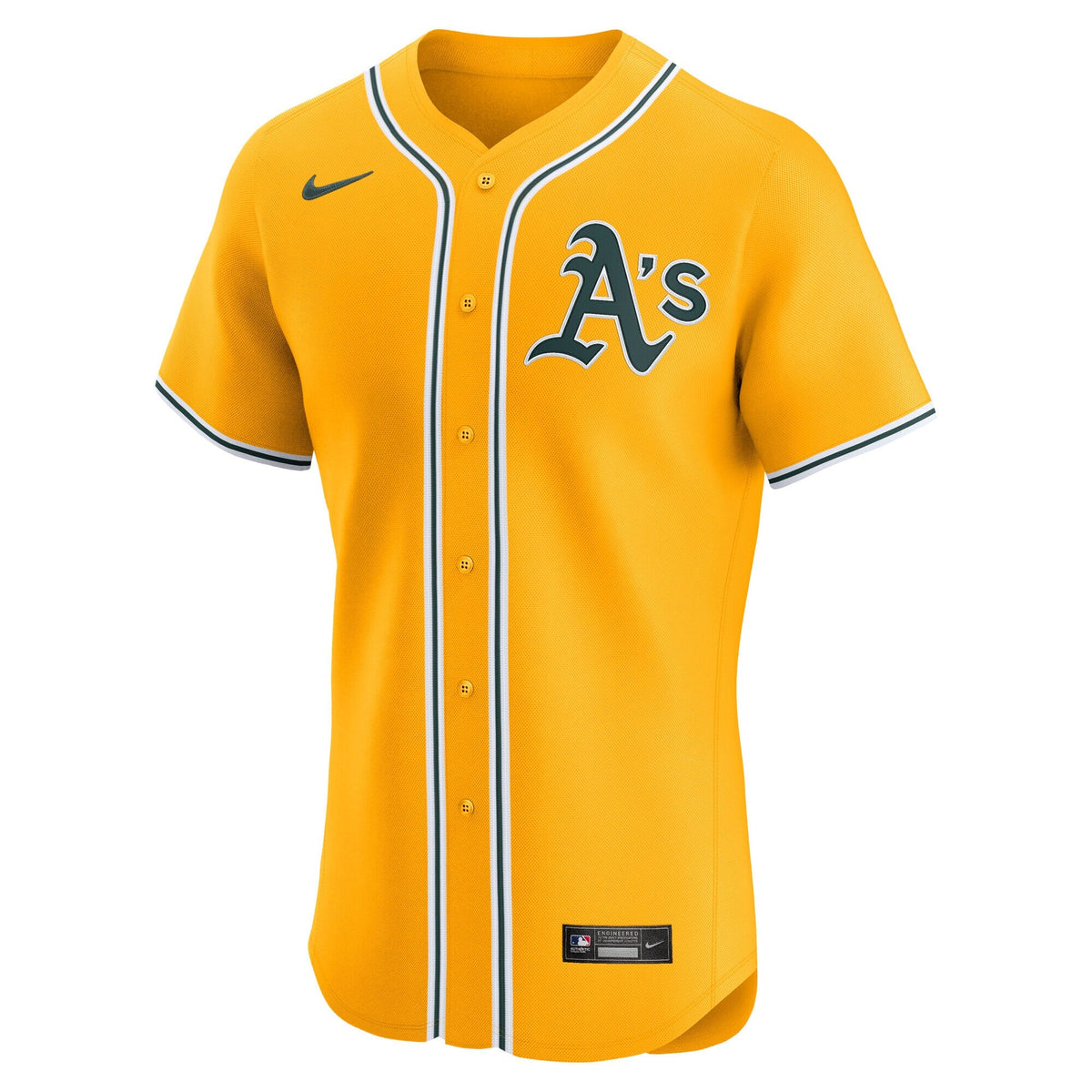 Athletics Gold Alternate 2 Elite Baseball Jersey