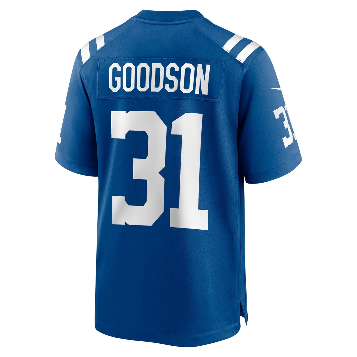 Indianapolis Colts Tyler Goodson Royal Game Football Jersey