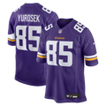 Minnesota Vikings Ben Yurosek Purple Team Game Football Jersey