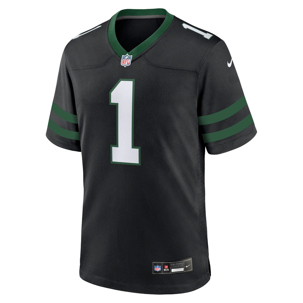 New York Jets David Bailey Legacy Black Alternate Game Player Football Jersey