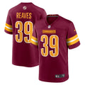Washington Commanders Jeremy Reaves Burgundy Game Football Jersey