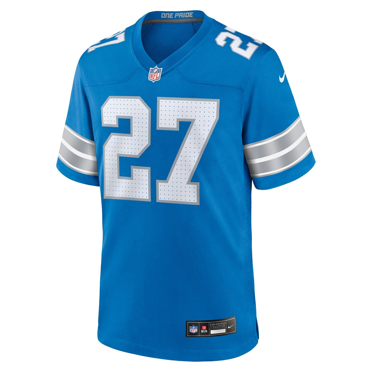 Detroit Lions Arthur Maulet Blue Team Game Football Jersey