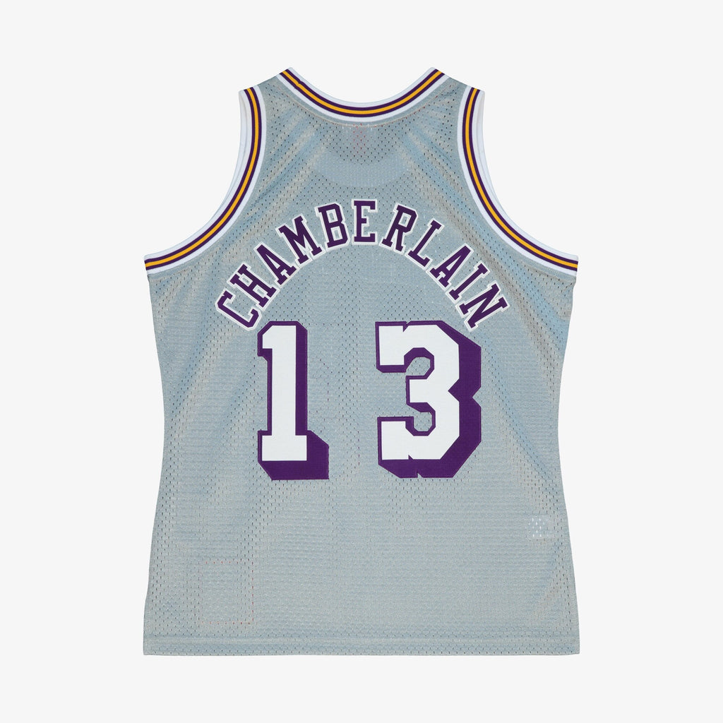 Los Angeles Lakers 1971 75th Swingman Jersey - Silver - Style 204329779