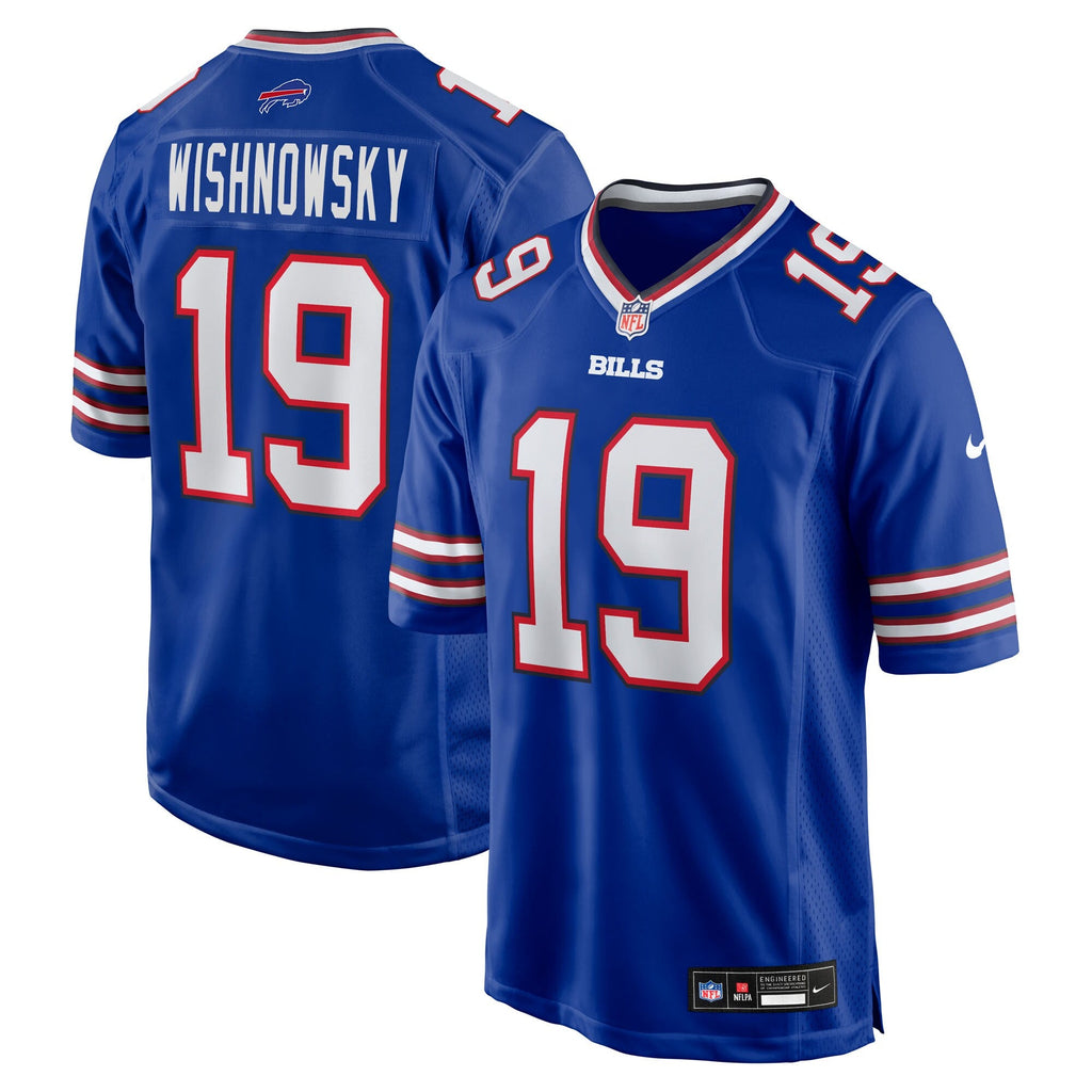 Buffalo Bills Mitch Wishnowsky Royal Team Game Football Jersey