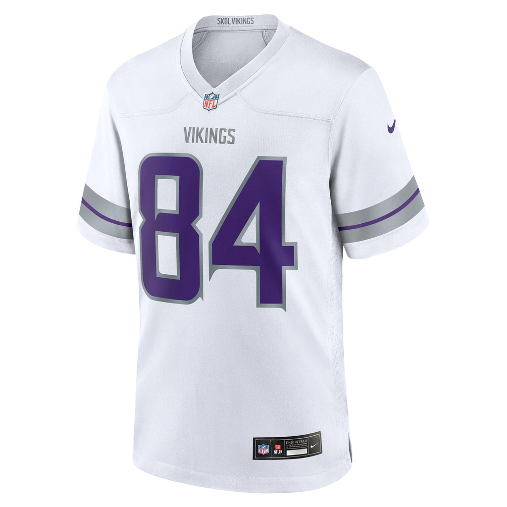 Minnesota Vikings Randy Moss White Alternate Retired Player Game Football Jersey