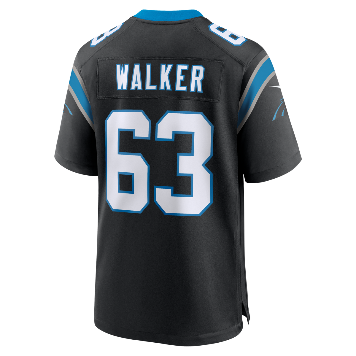 Carolina Panthers Rasheed Walker Black Team Game Football Jersey