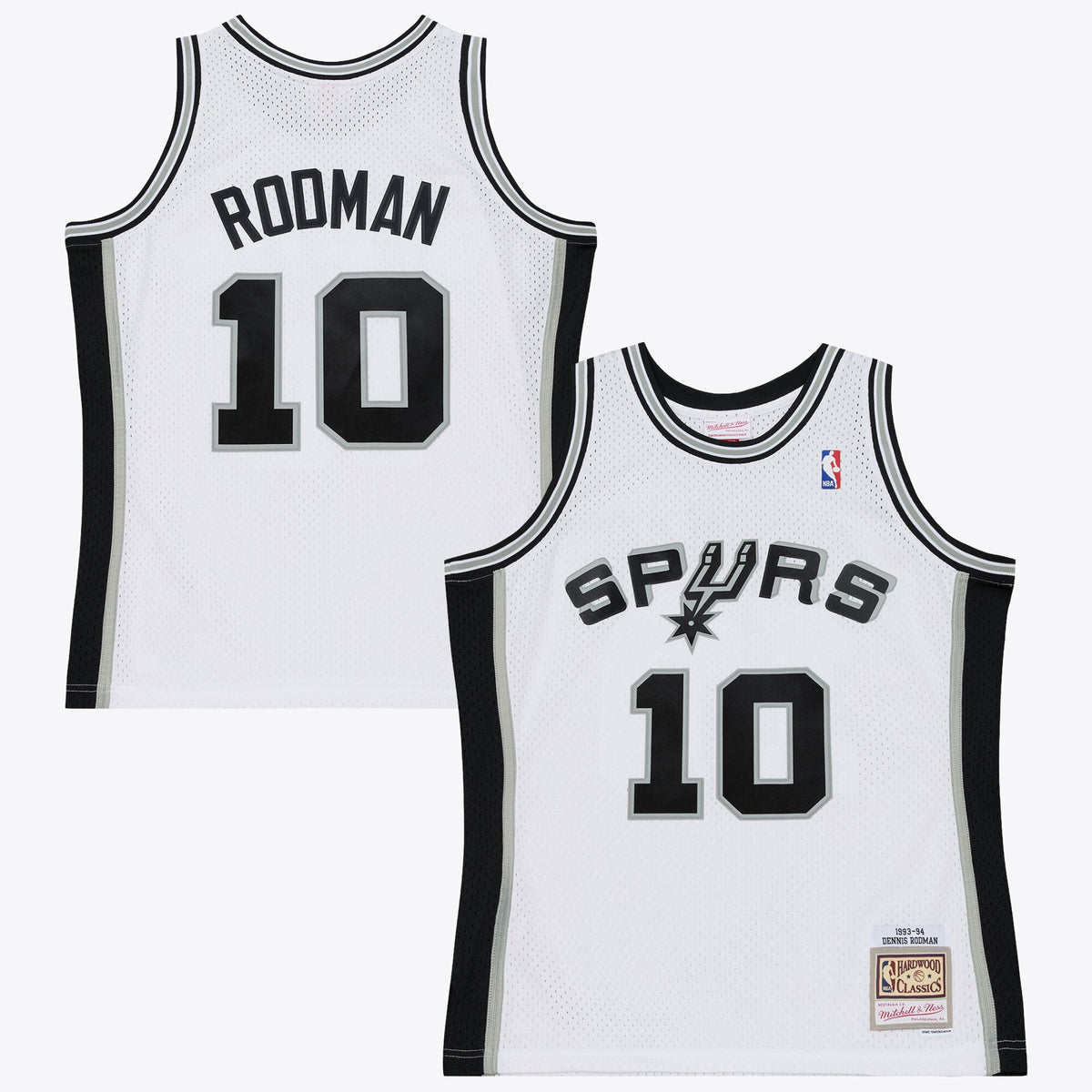 San Antonio Spurs Dennis Rodman 1993 Jersey - White