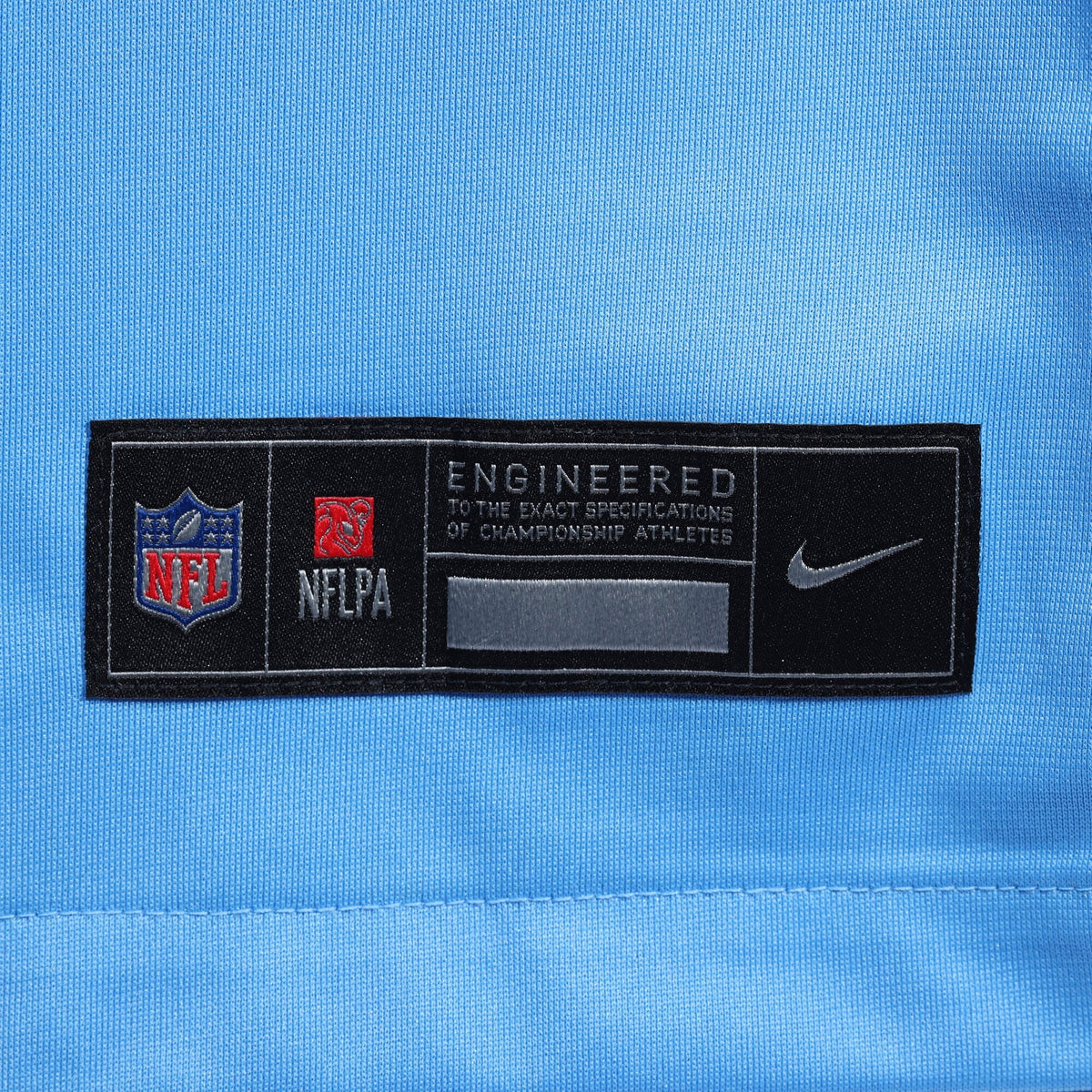 Tennessee Titans Light Blue Oilers Throwback Custom Game Football Jersey
