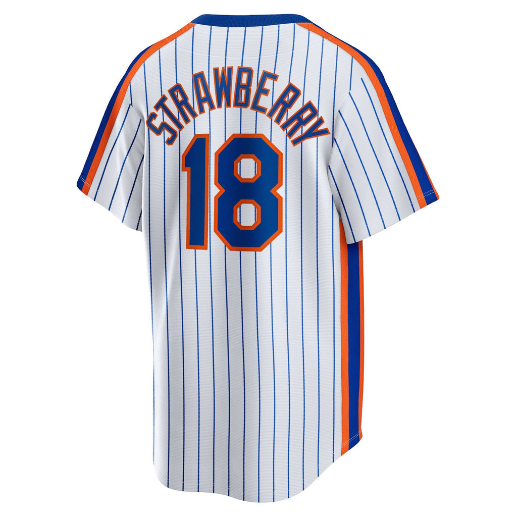 New York Mets Darryl Strawberry White Home Cooperstown Collection Player Baseball Jersey