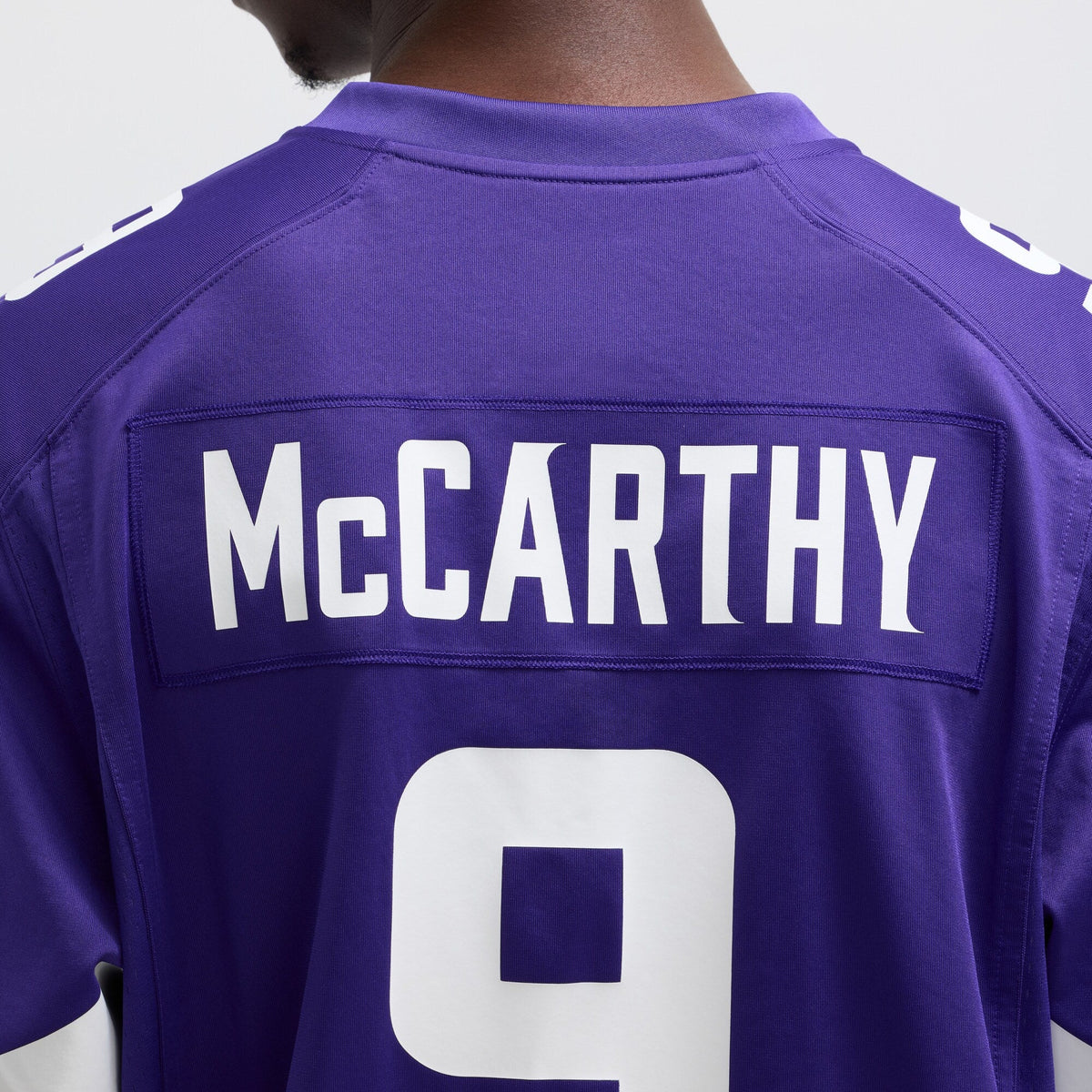 Minnesota Vikings J.J. McCarthy Purple Player Game Football Jersey