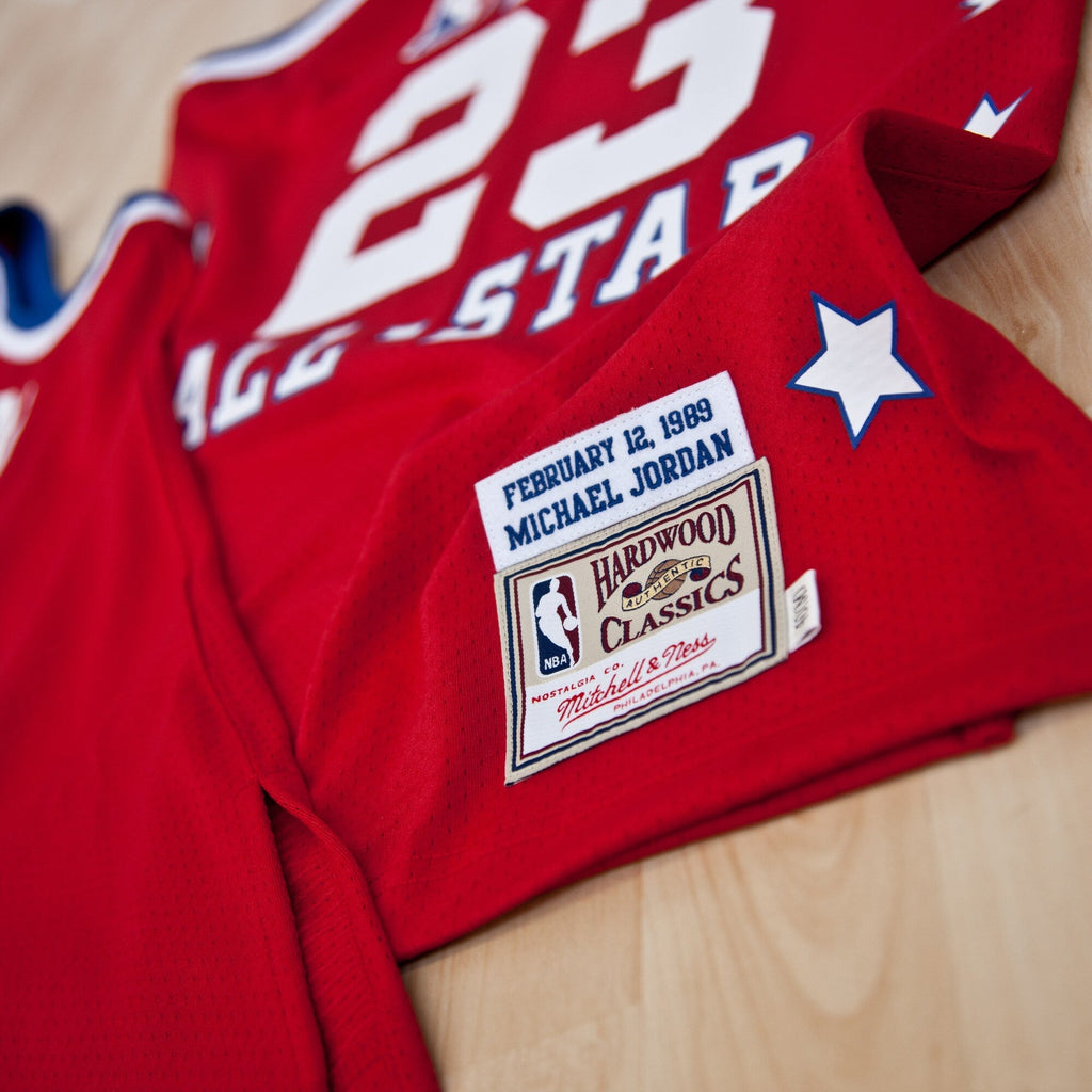 NBA All-Star East Michael Jordan 1989 Jersey - Red