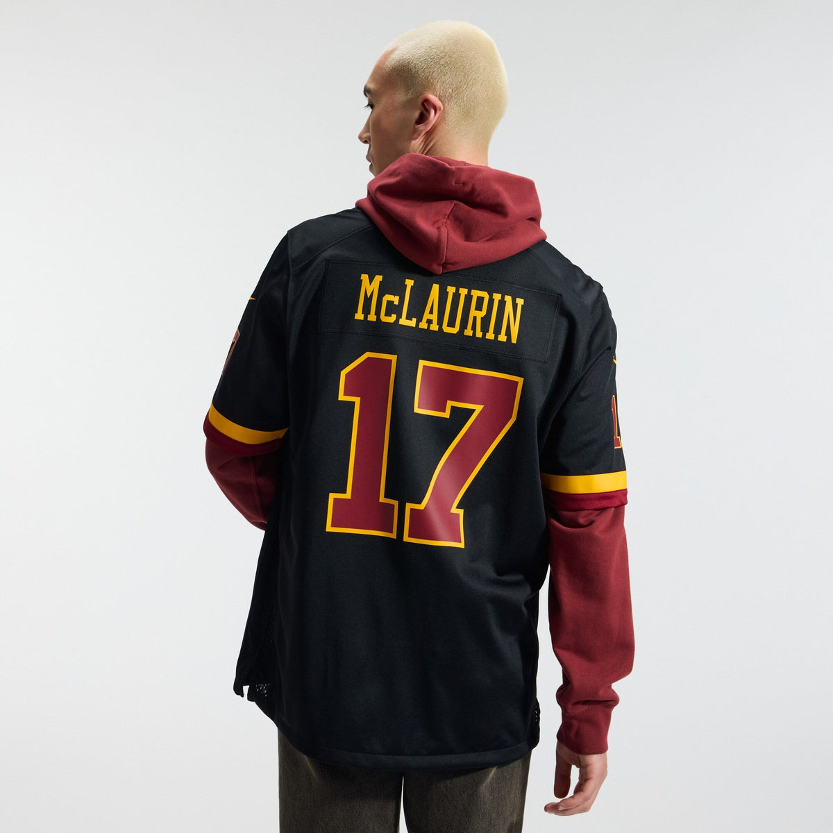 Hail Raiser Washington Commanders Terry McLaurin Black Alternate Game Football Jersey