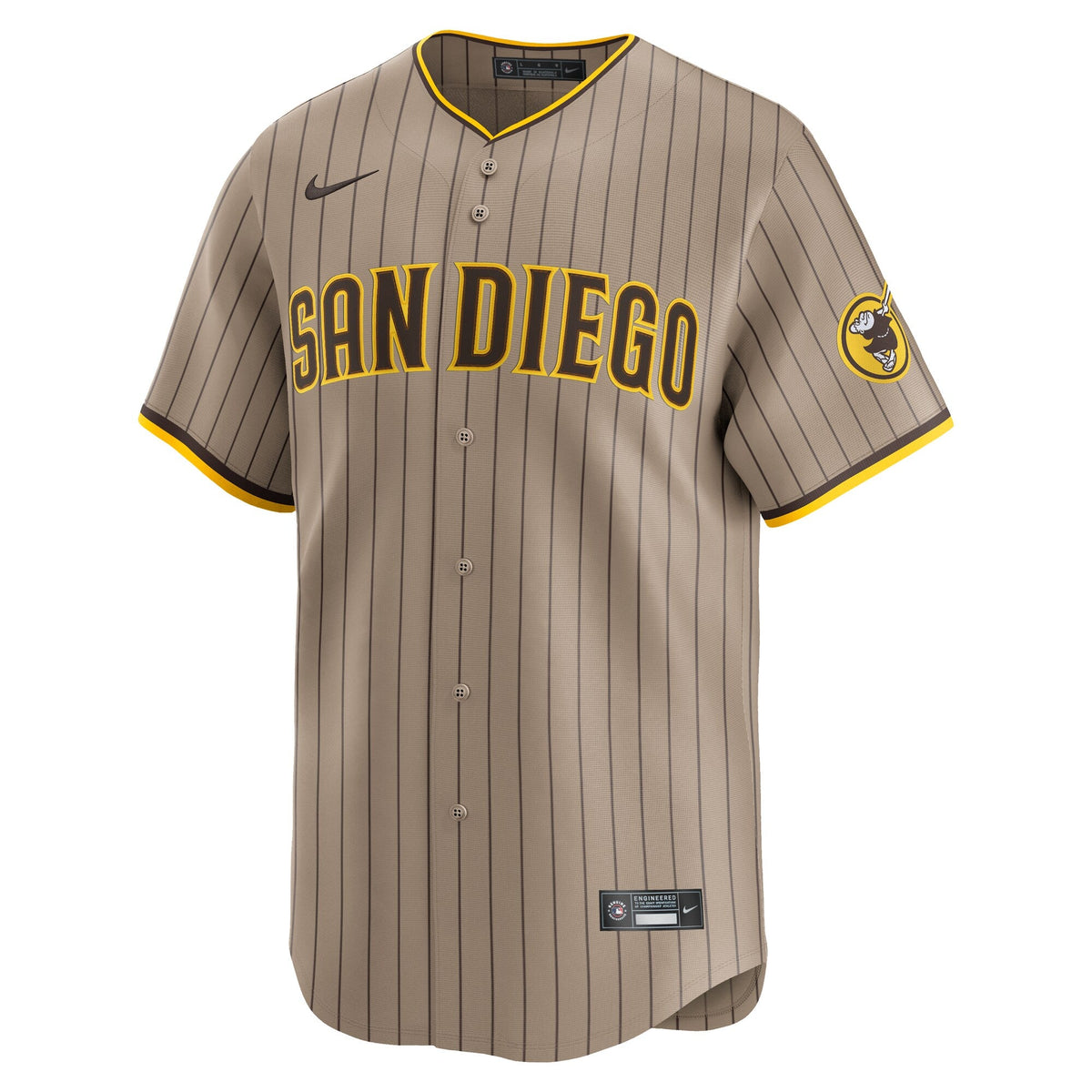 San Diego Padres Khaki Alternate Limited Baseball Jersey