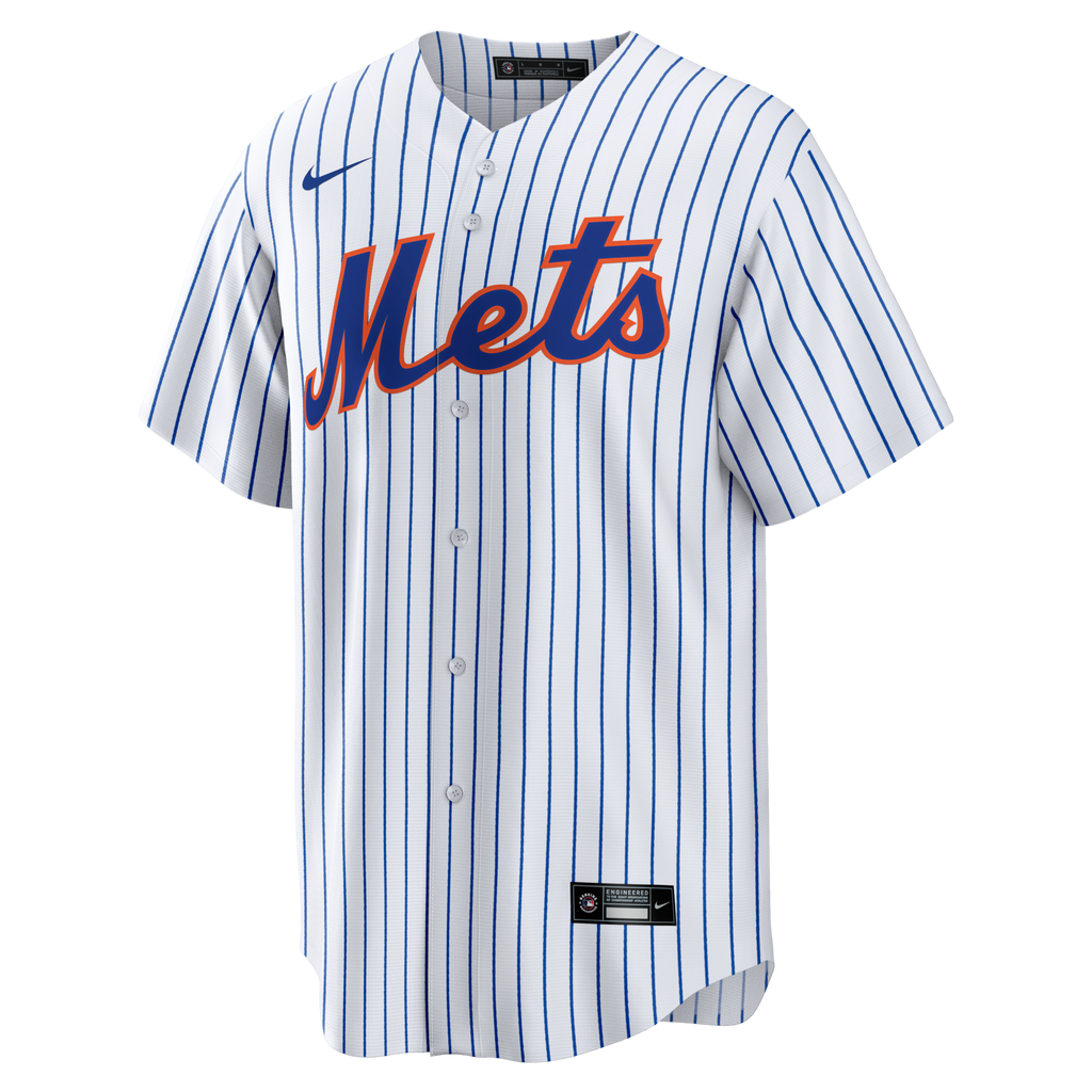 New York Mets White Home Replica Player Baseball Jersey