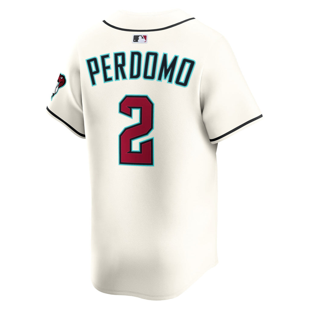 Arizona Diamondbacks Geraldo Perdomo Cream Home Limited Player Baseball Jersey