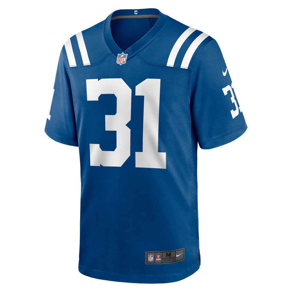 Indianapolis Colts Tyler Goodson Royal Game Football Jersey