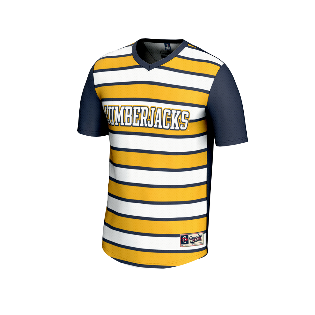 #1 Northern Arizona Lumberjacks Lightweight Soccer Fashion Jersey - Navy