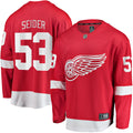 Detroit Red Wings Moritz Seider Red Home Breakaway Player Hockey Jersey