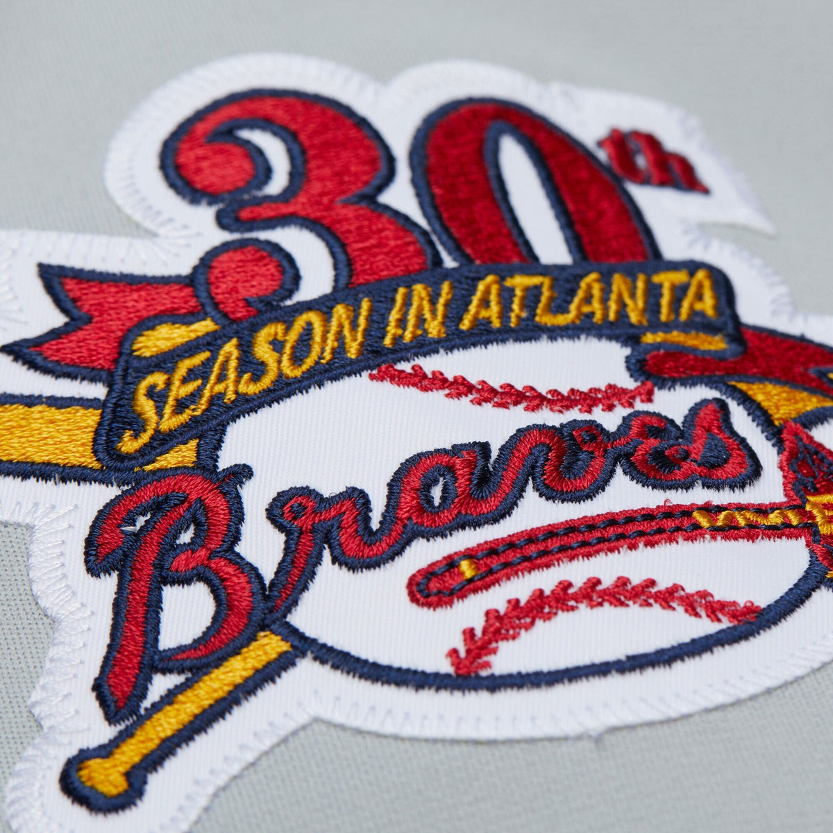 Atlanta Braves Fred McGriff Gray 1995 Throwback Baseball Jersey
