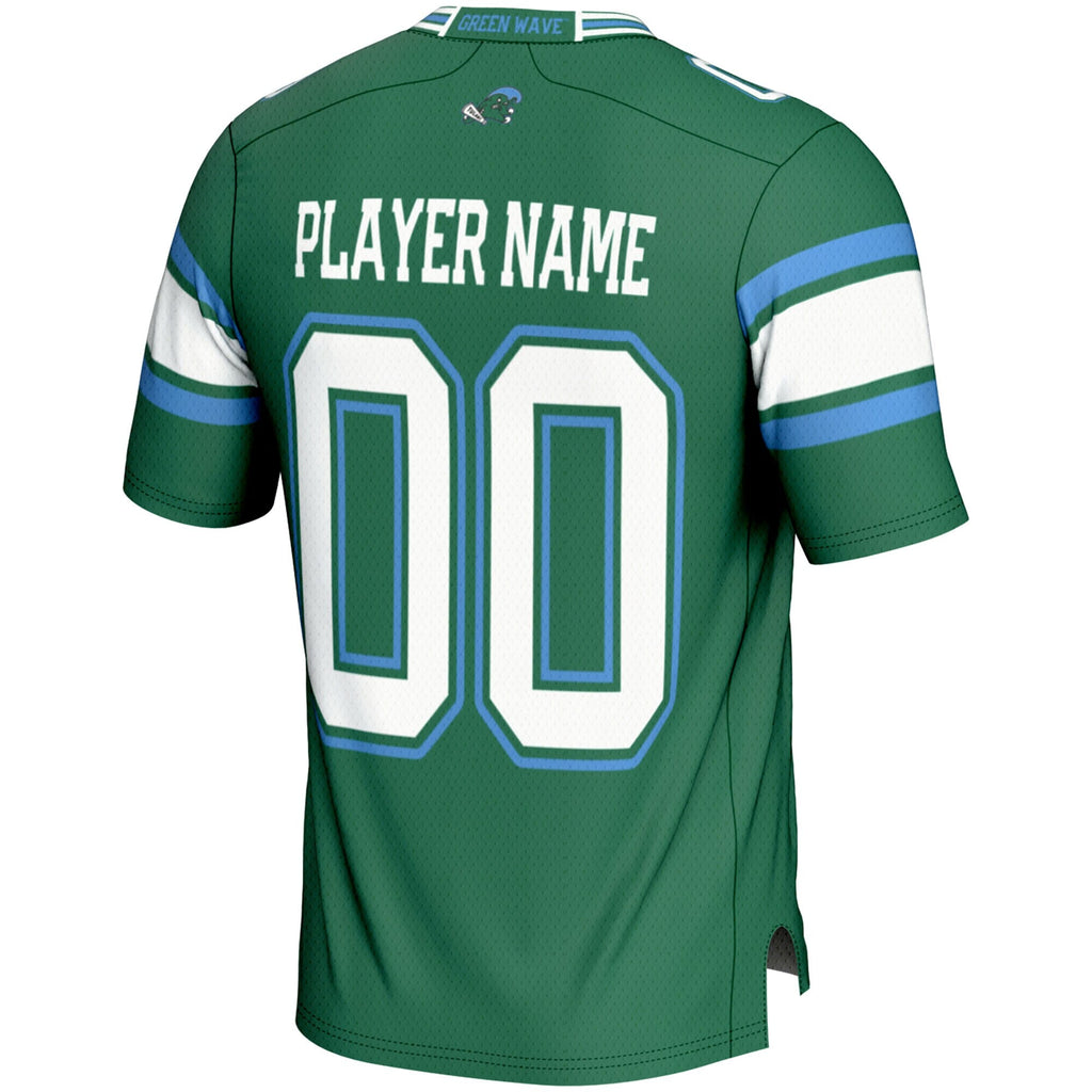 Tulane Green Wave NIL Pick-A-Player Football Jersey - Green