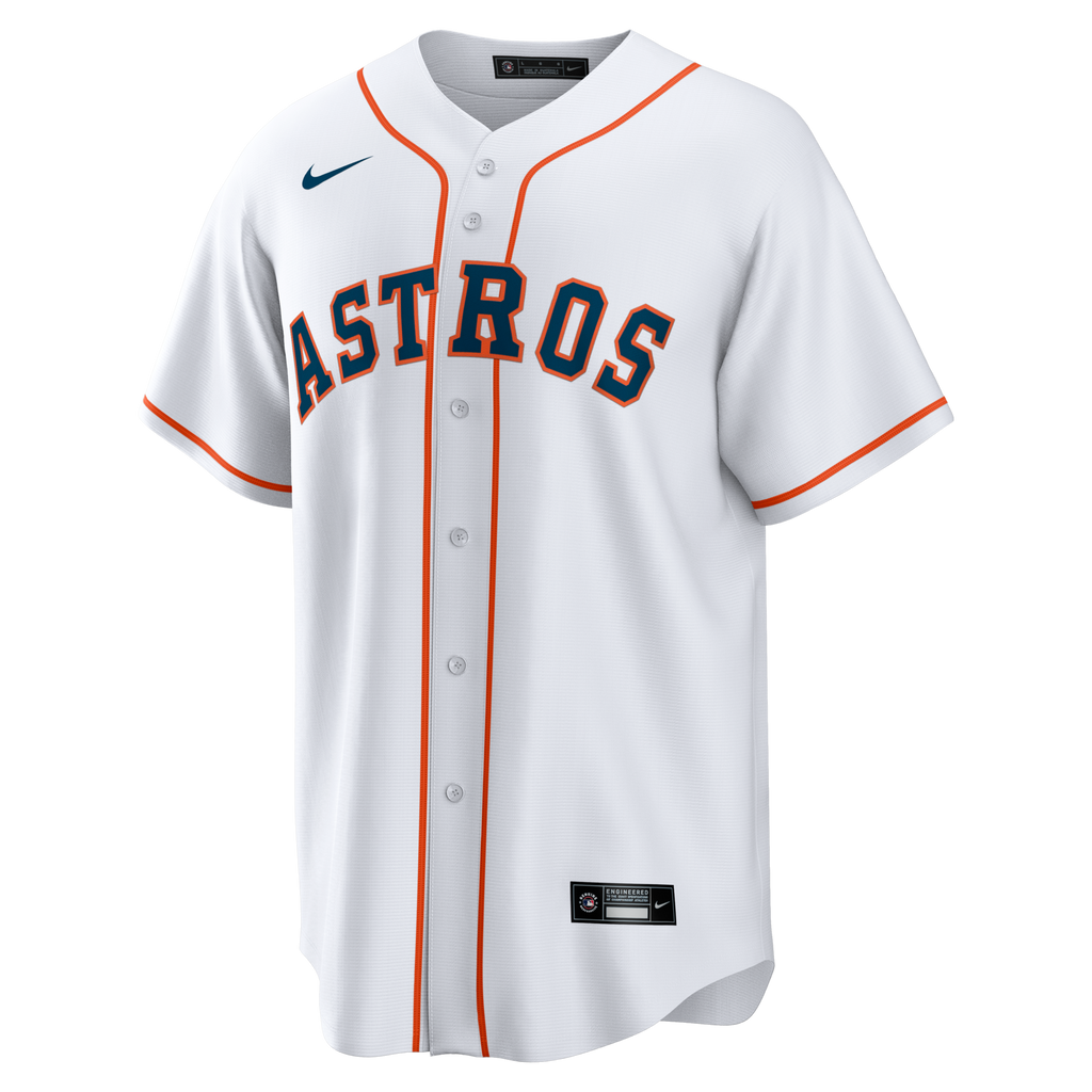 Houston Astros White Home Big & Tall Replica Baseball Jersey