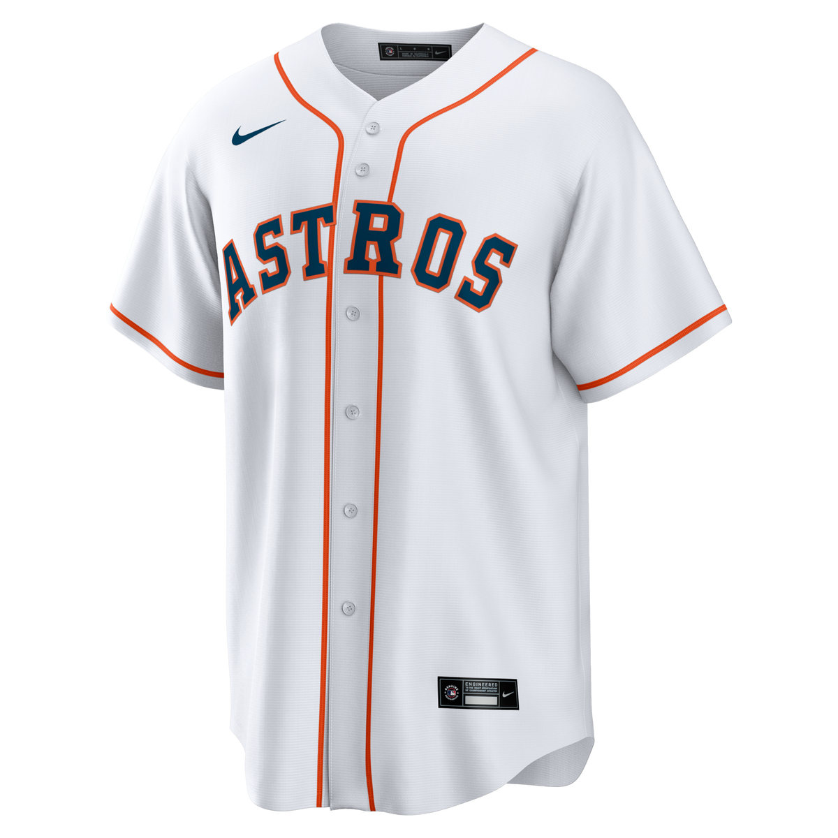 Houston Astros White Home Big & Tall Replica Baseball Jersey