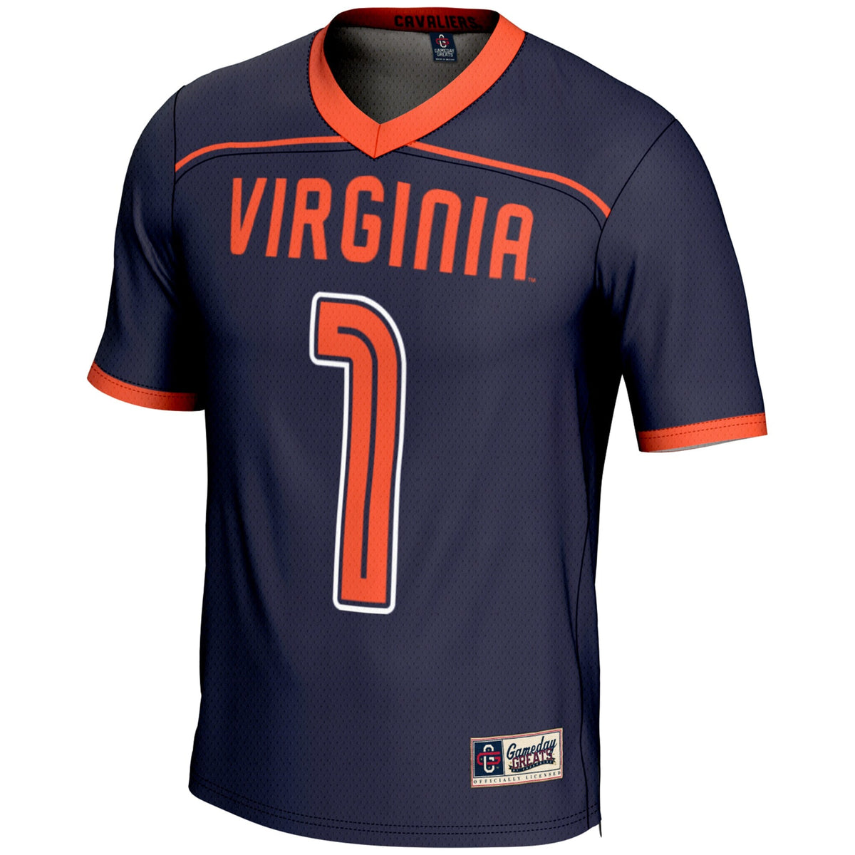 #1 Virginia Cavaliers Lightweight Lacrosse Jersey - Navy
