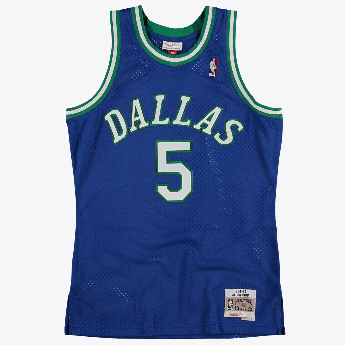 Dallas Mavericks Jason Kidd 1997 Hardwood Classics Road Swingman Jersey - Royal