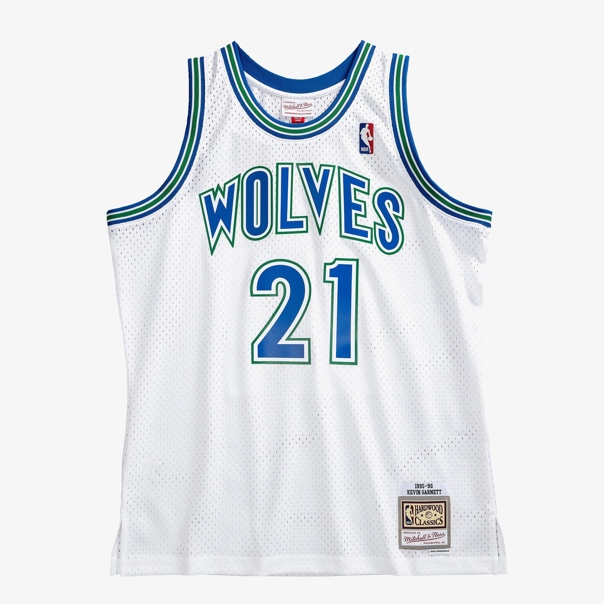 Minnesota Timberwolves Kevin Garnett 1995 Swingman Jersey - White