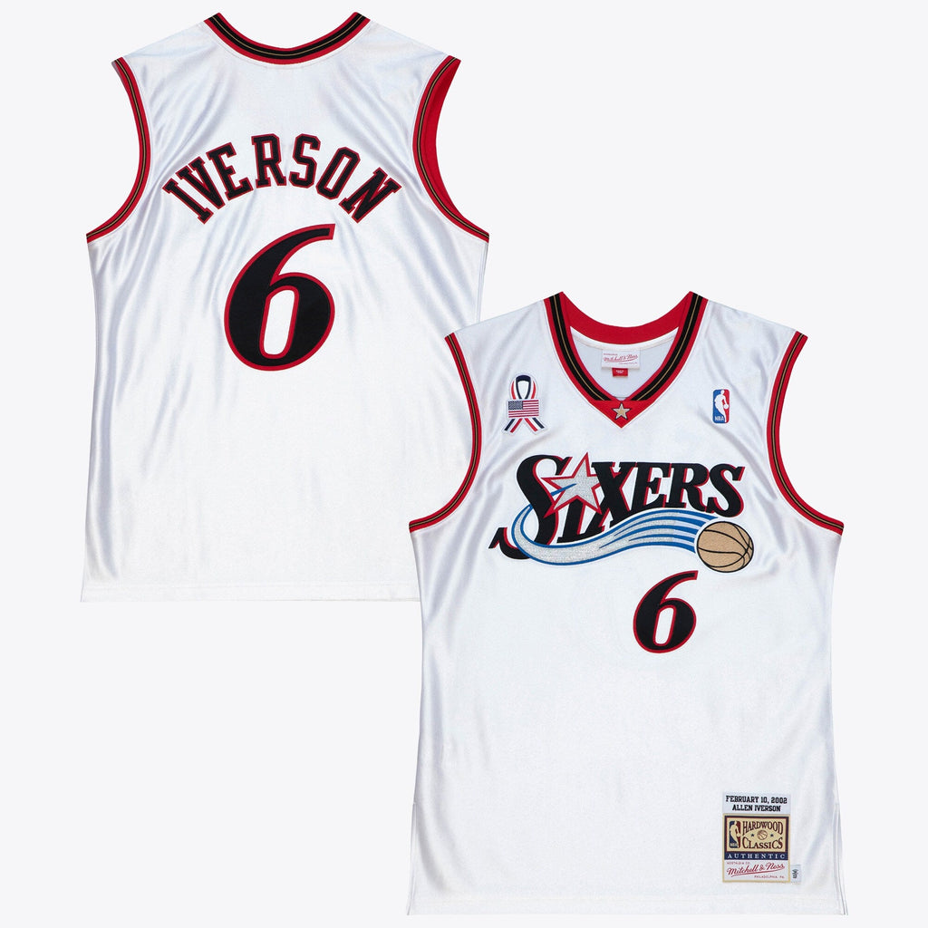 Philadelphia 76ers Allen Iverson 2002 All-Star East Jersey - White