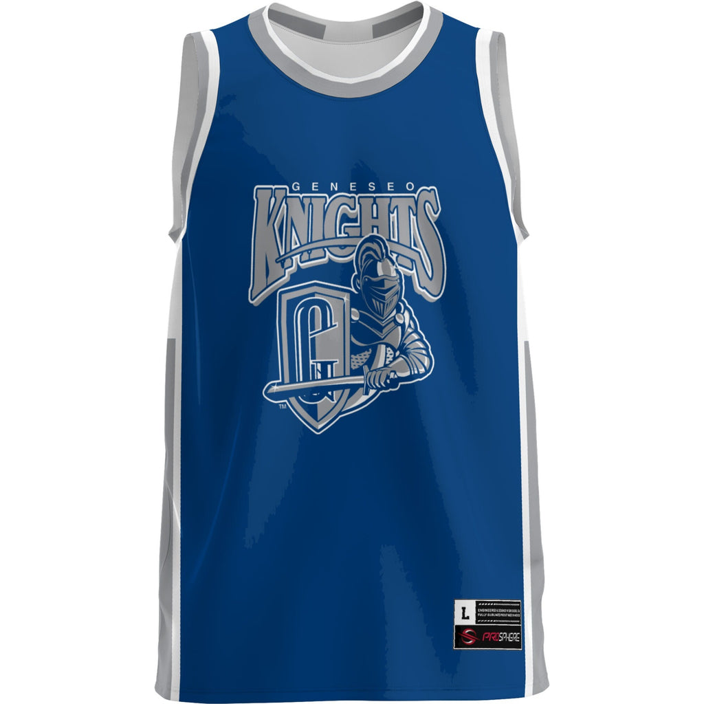 SUNY Geneseo Knights Lightweight Basketball Jersey - Blue