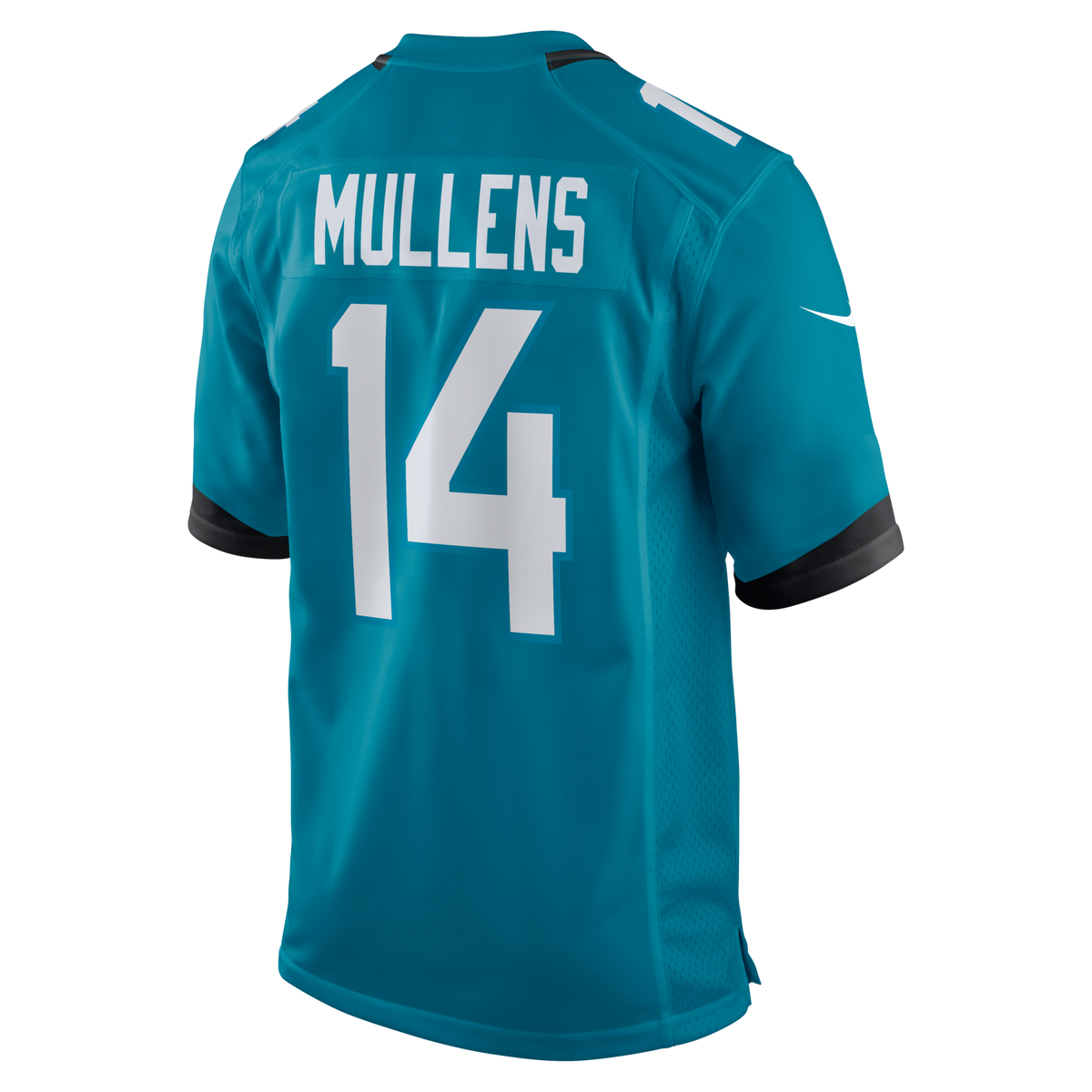 Jacksonville Jaguars Nick Mullens Teal Team Game Football Jersey