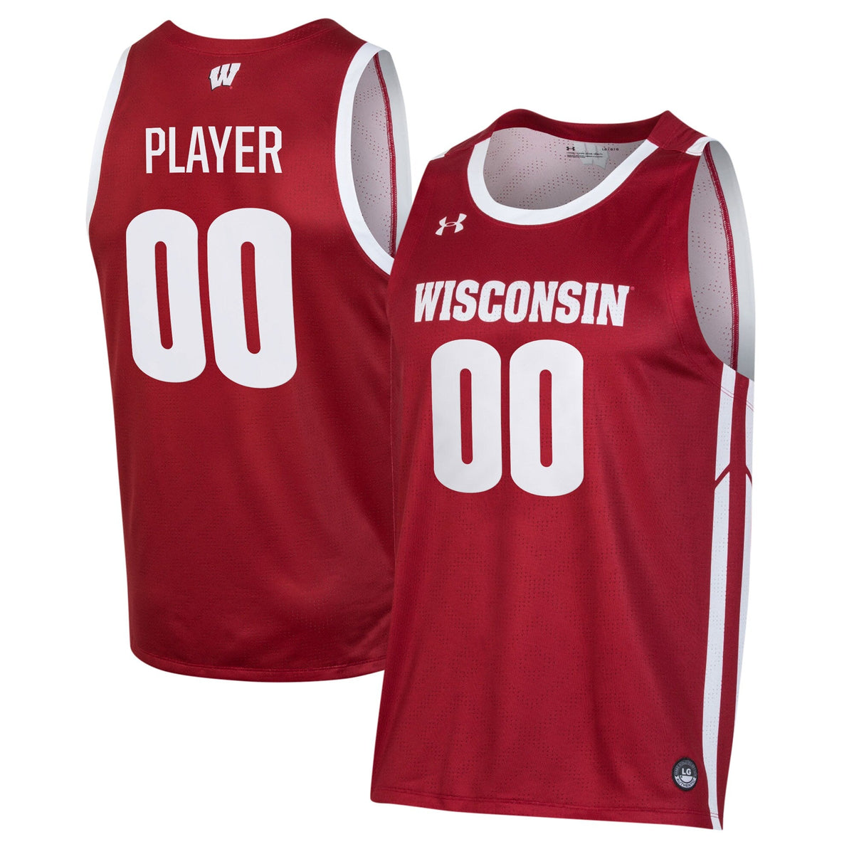 Wisconsin Badgers Pick-A-Player NIL Basketball Jersey - Red