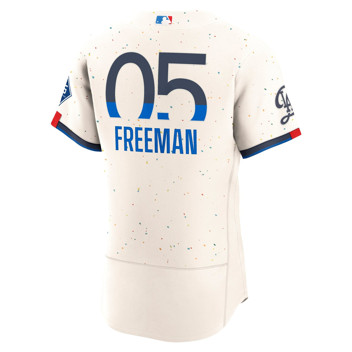 Los Angeles Dodgers Freddie Freeman Cream City Connect Sponsor Patch Baseball Jersey