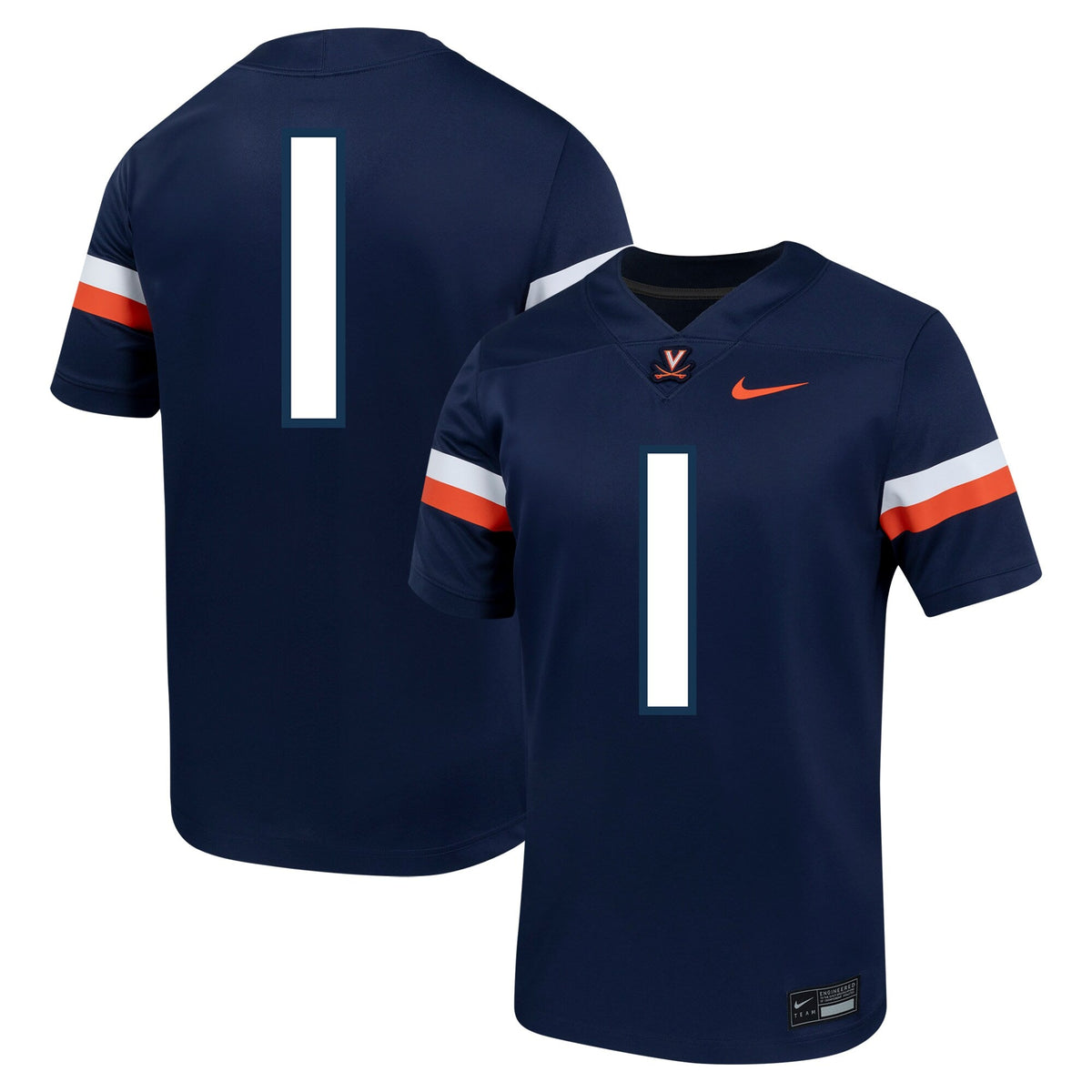 #1 Navy Virginia Cavaliers Untouchable Football Jersey