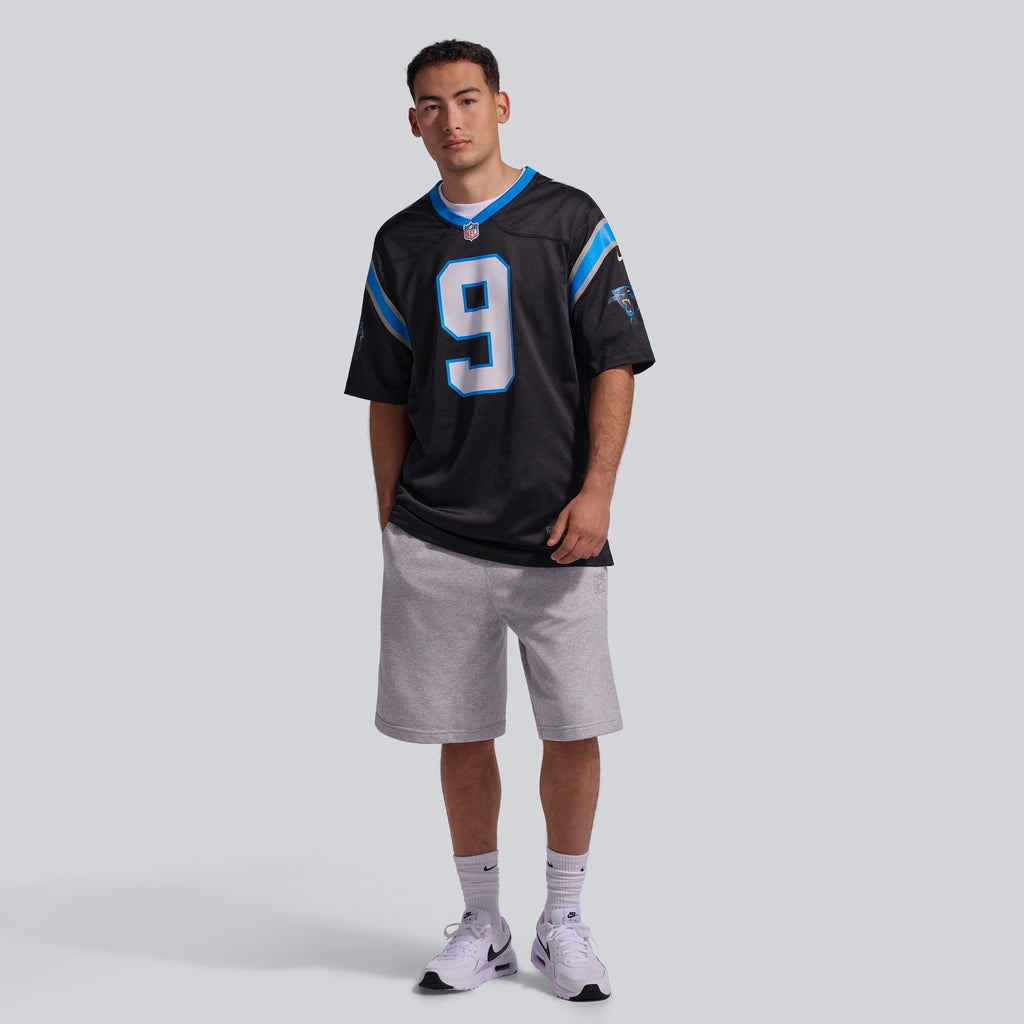 Carolina Panthers Bryce Young Black Team Game Football Jersey