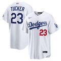 Los Angeles Dodgers Kyle Tucker White Home Stadium Baseball Jersey
