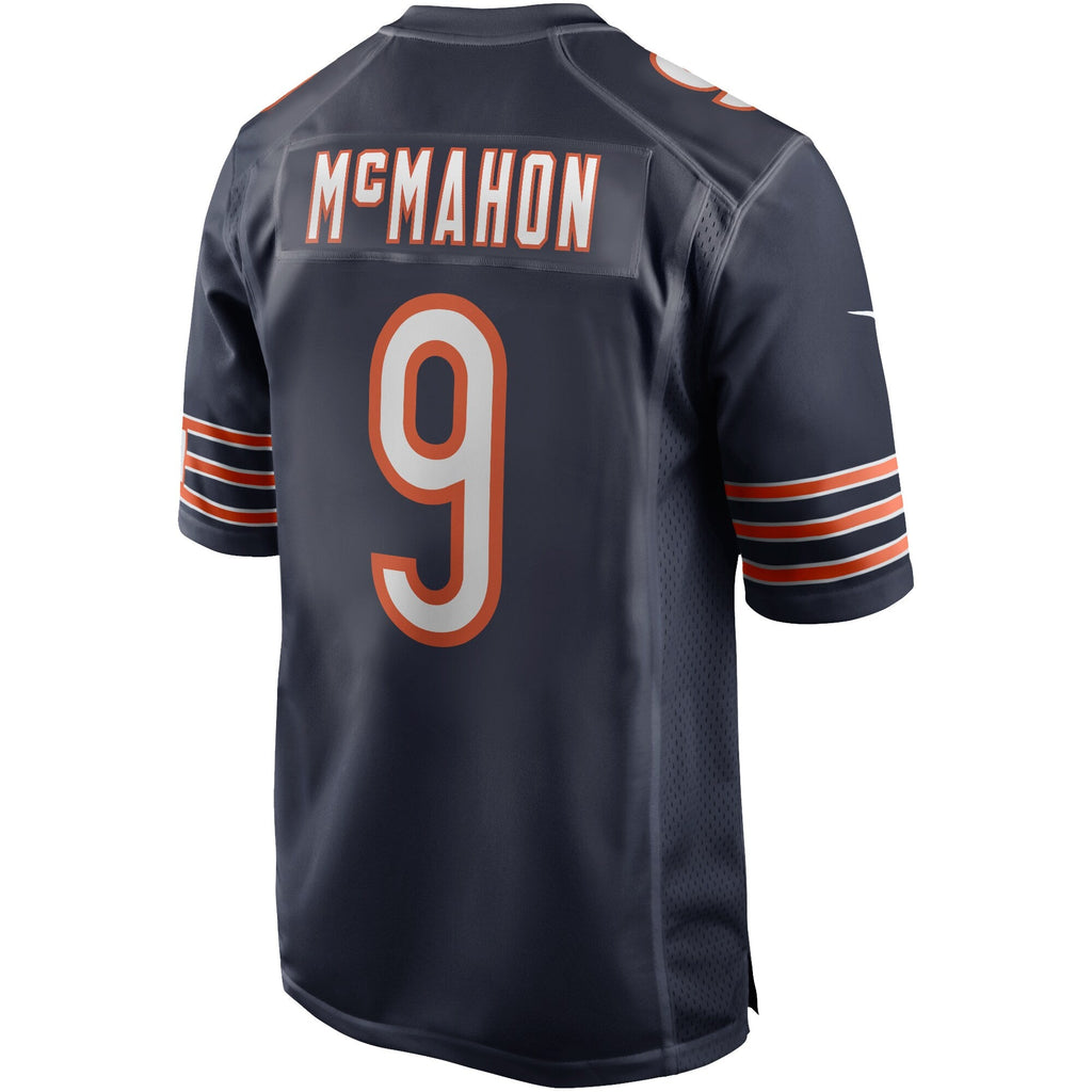 Chicago Bears Jim McMahon Navy Game Retired Player Football Jersey