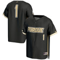 #1 Purdue Boilermakers Lightweight Baseball Jersey - Gold