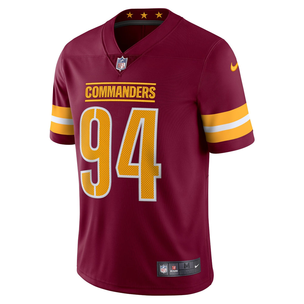 Washington Commanders Da'Ron Payne Burgundy Vapor Limited Football Jersey
