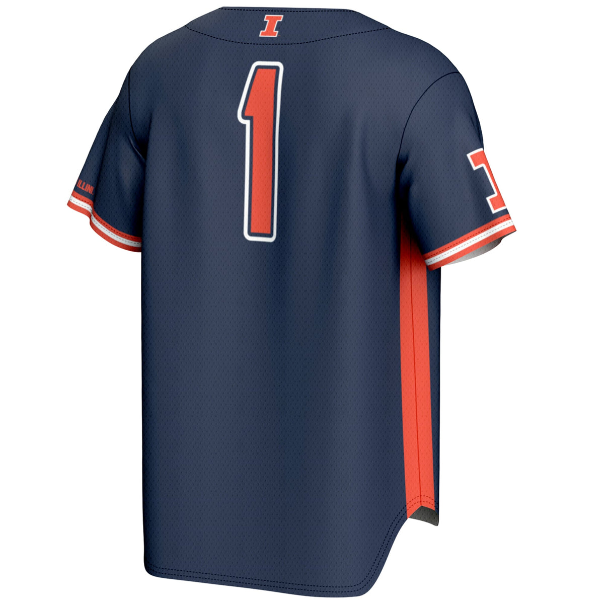 #1 Navy Illinois Fighting Illini Lightweight Baseball Jersey