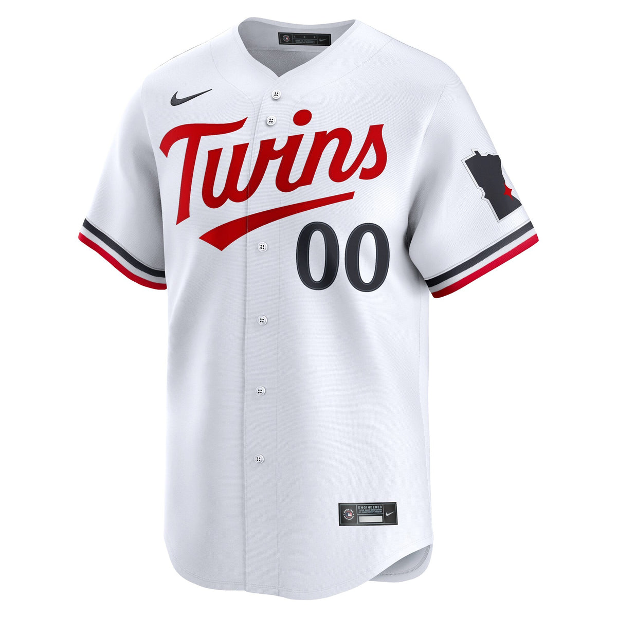 Minnesota Twins White Home Limited Custom Baseball Jersey