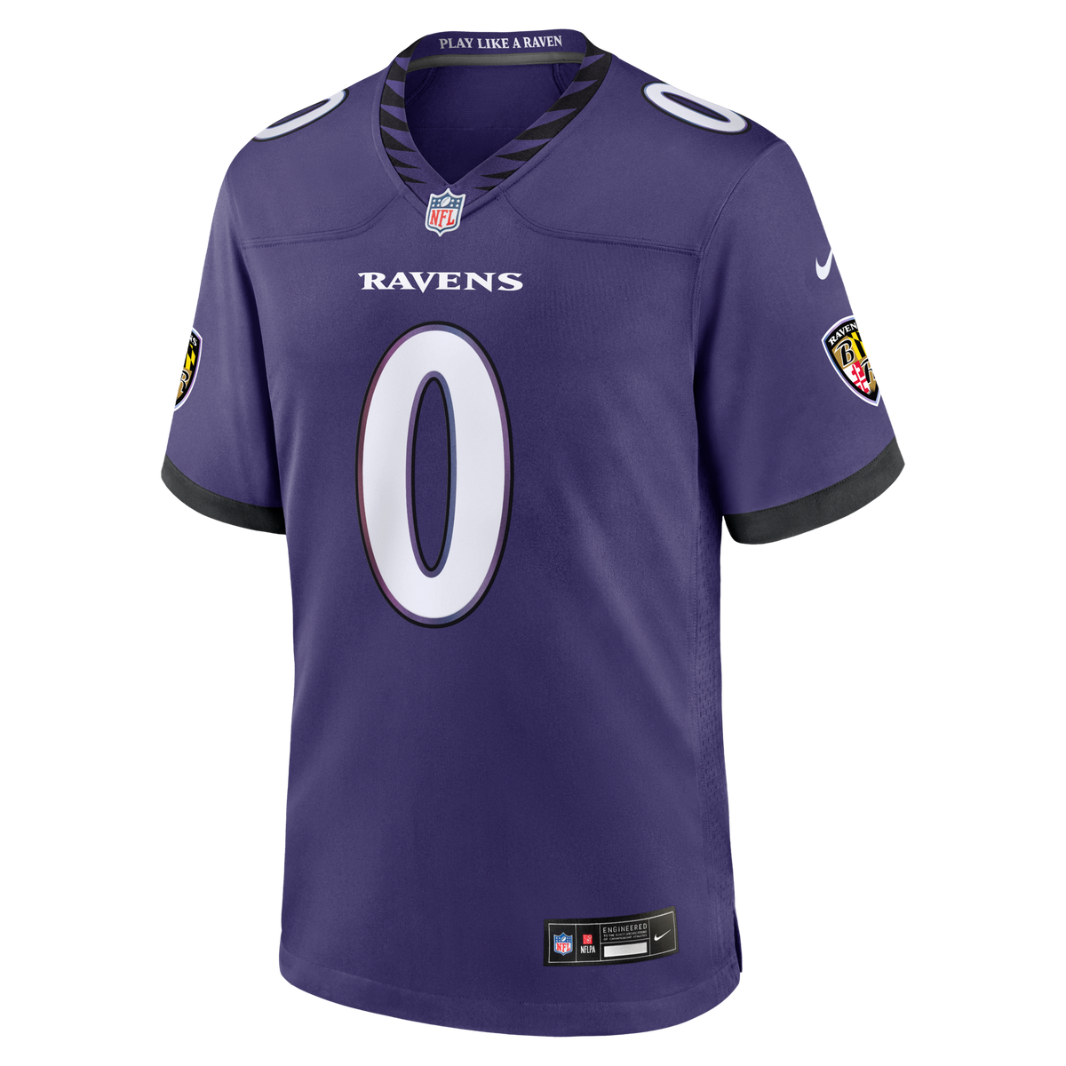 Baltimore Ravens Roquan Smith Purple Team Game Football Jersey