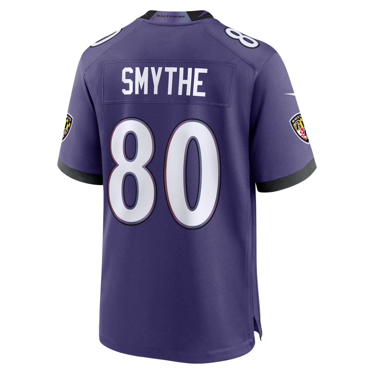 Baltimore Ravens Durham Smythe Purple Team Game Football Jersey