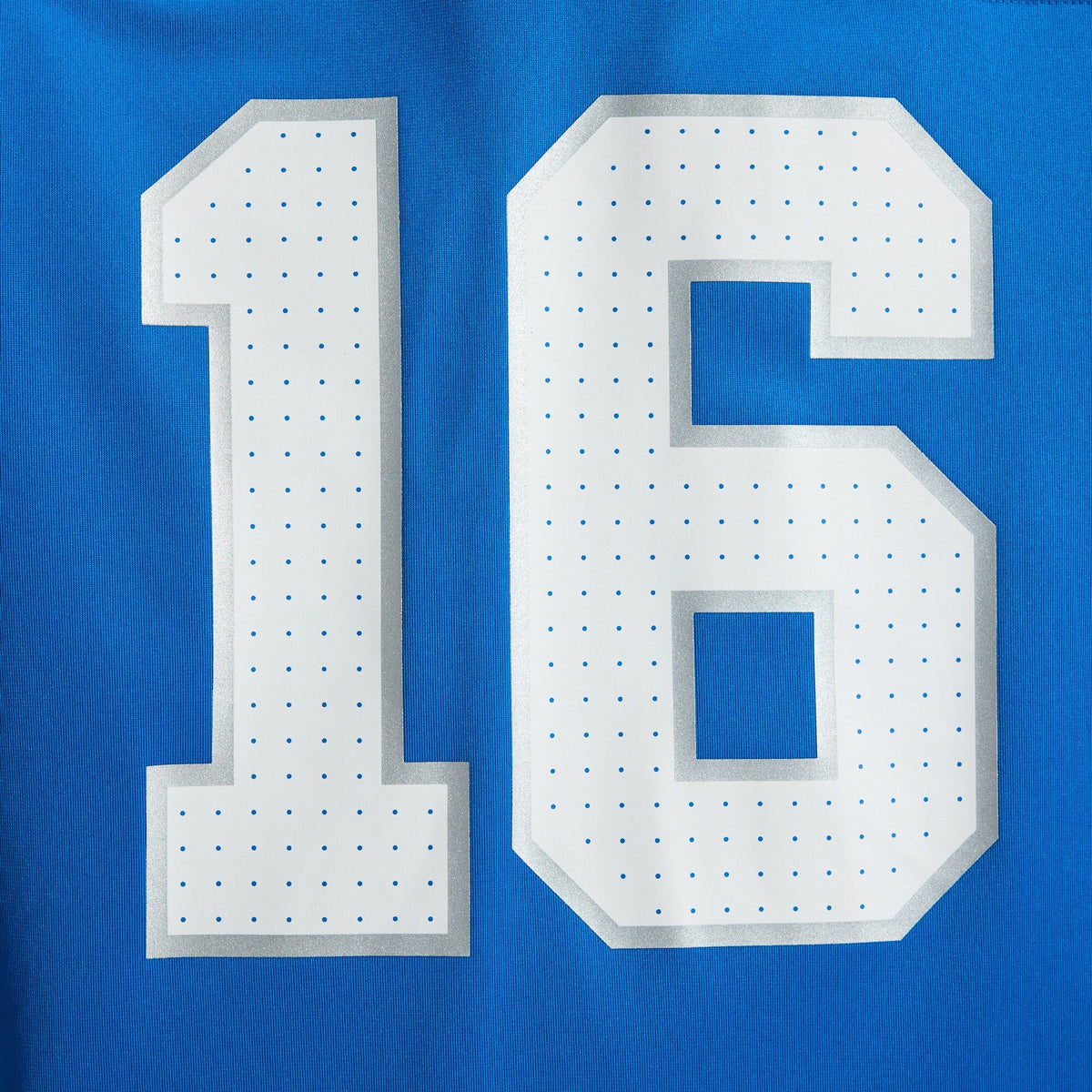 Detroit Lions Jared Goff Blue Game Football Jersey