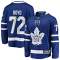 Toronto Maple Leafs Travis Boyd Blue Home Breakaway Hockey Jersey