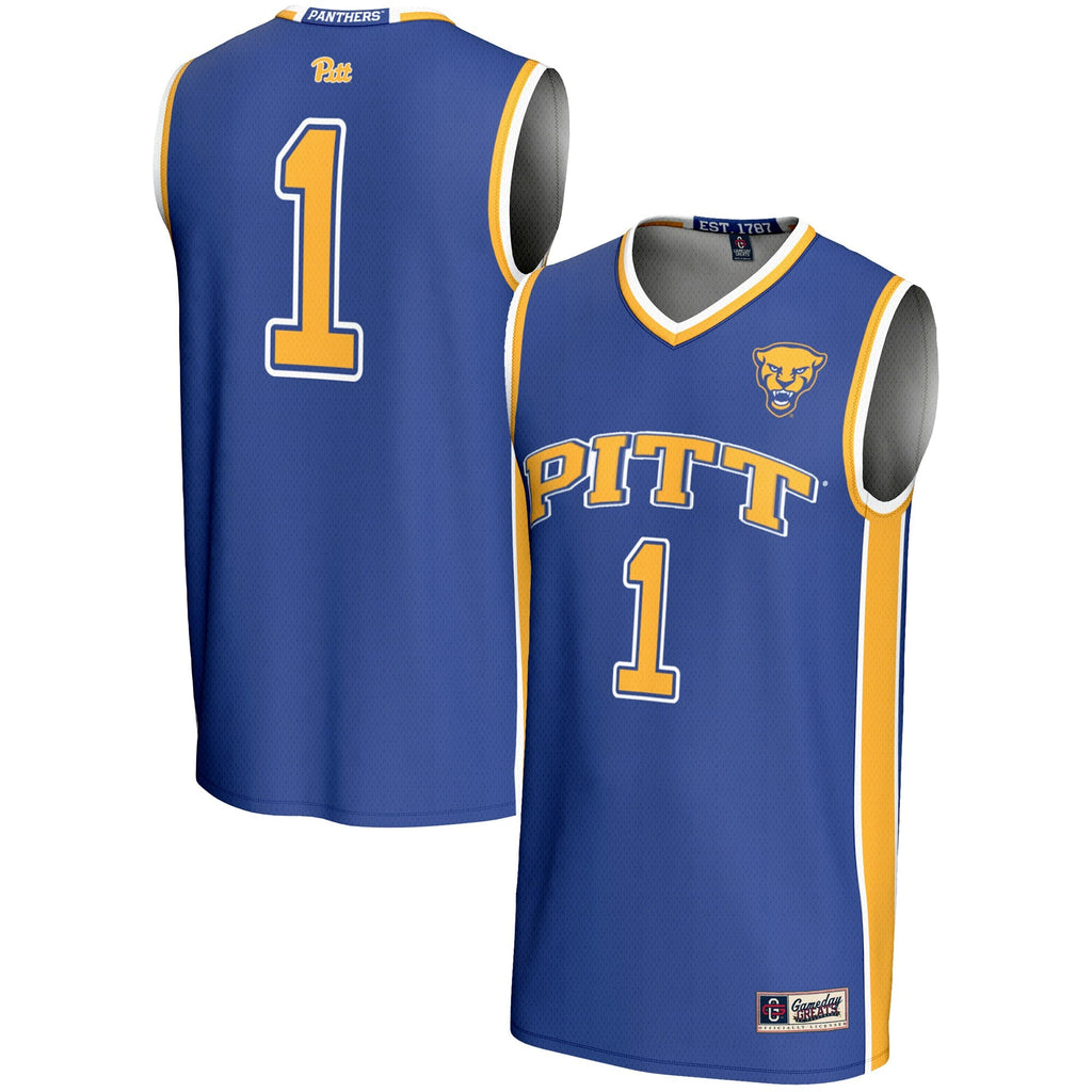 #1 Pitt Panthers Lightweight Basketball Jersey - Royal