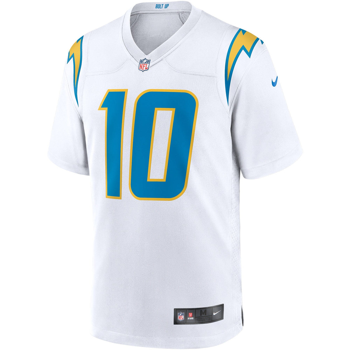 Los Angeles Chargers Justin Herbert White Game Football Jersey