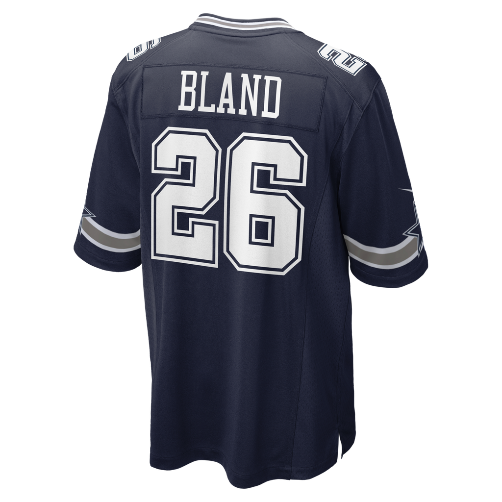 Dallas Cowboys DaRon Bland Navy Game Football Jersey