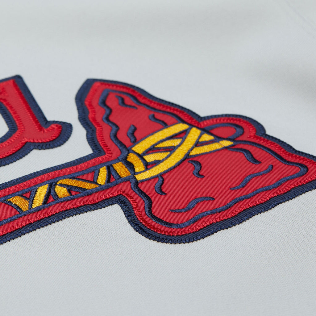 Atlanta Braves Greg Maddux Gray 1995 Throwback Baseball Jersey